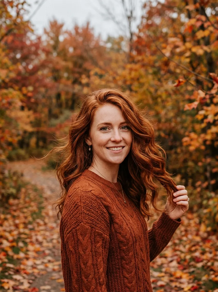 Copper Auburn Balayage