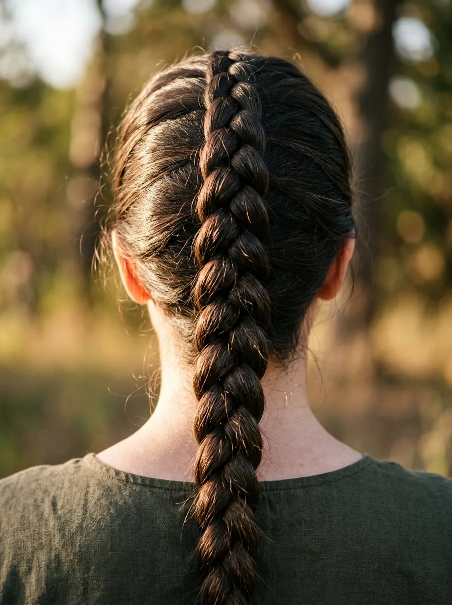 Dutch Braid for a Bold 3D Effect