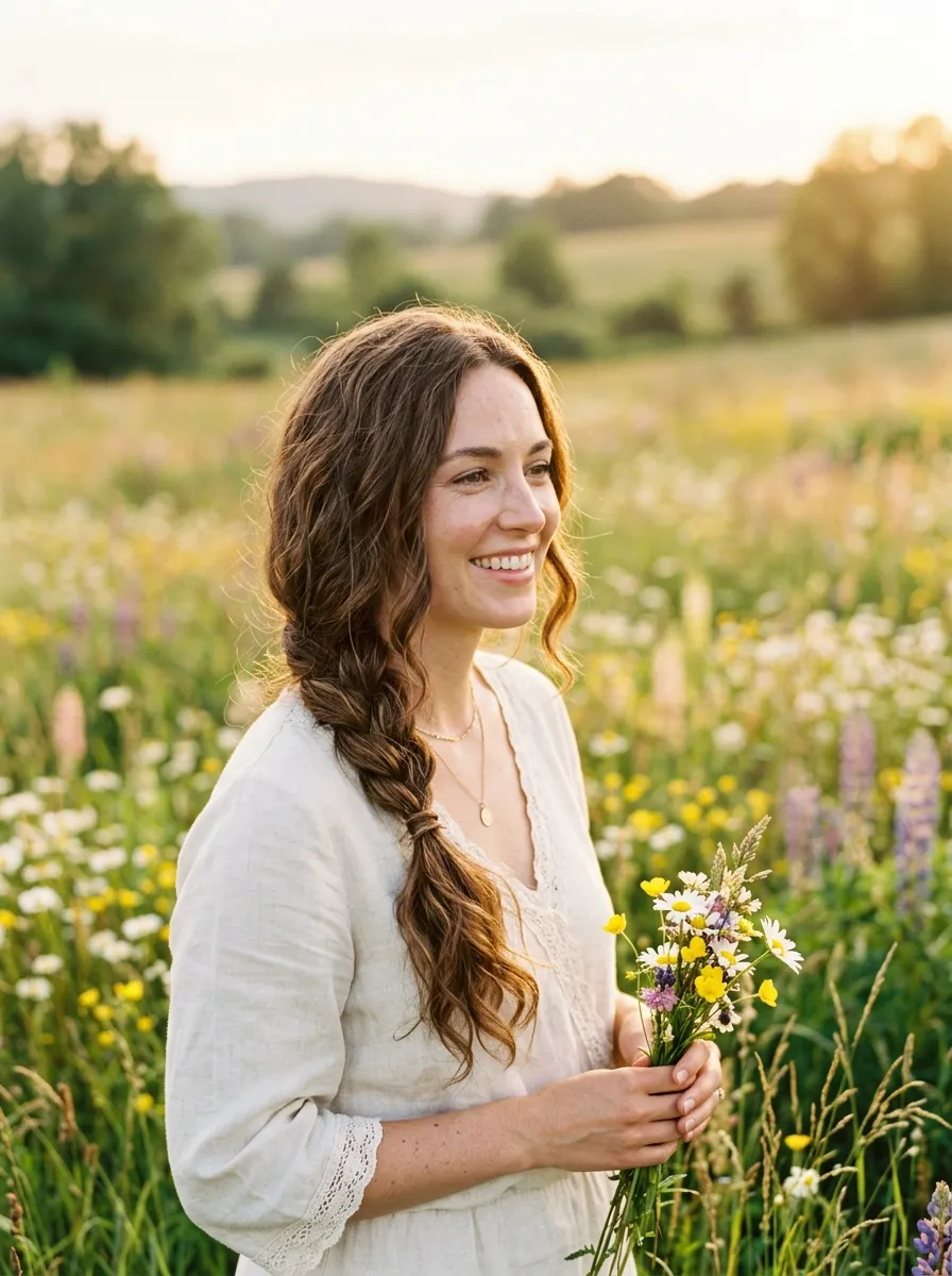 Flowy Side Braid