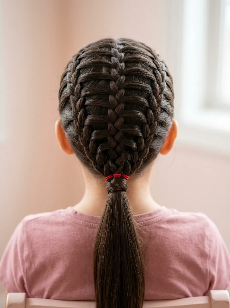 Ladder Braid Ponytail