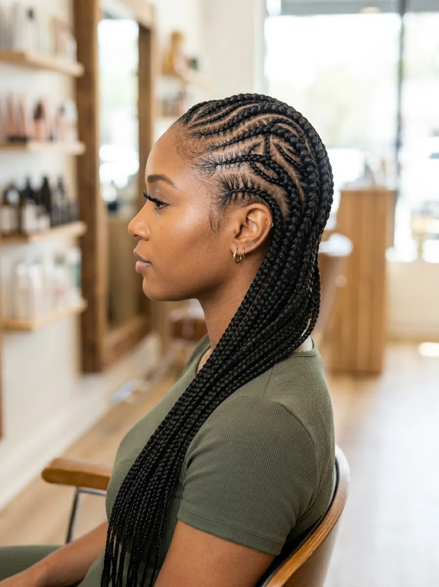 Lemonade Braids for a Bold Statement