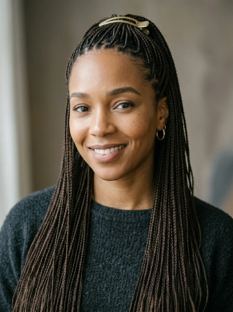 Micro Braids for Lightweight Protective Styling