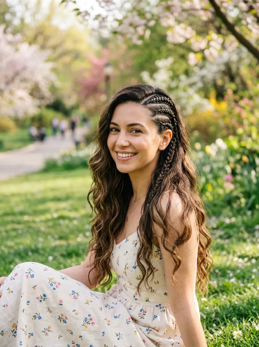 Side-Swept Waves with a Deep Braid