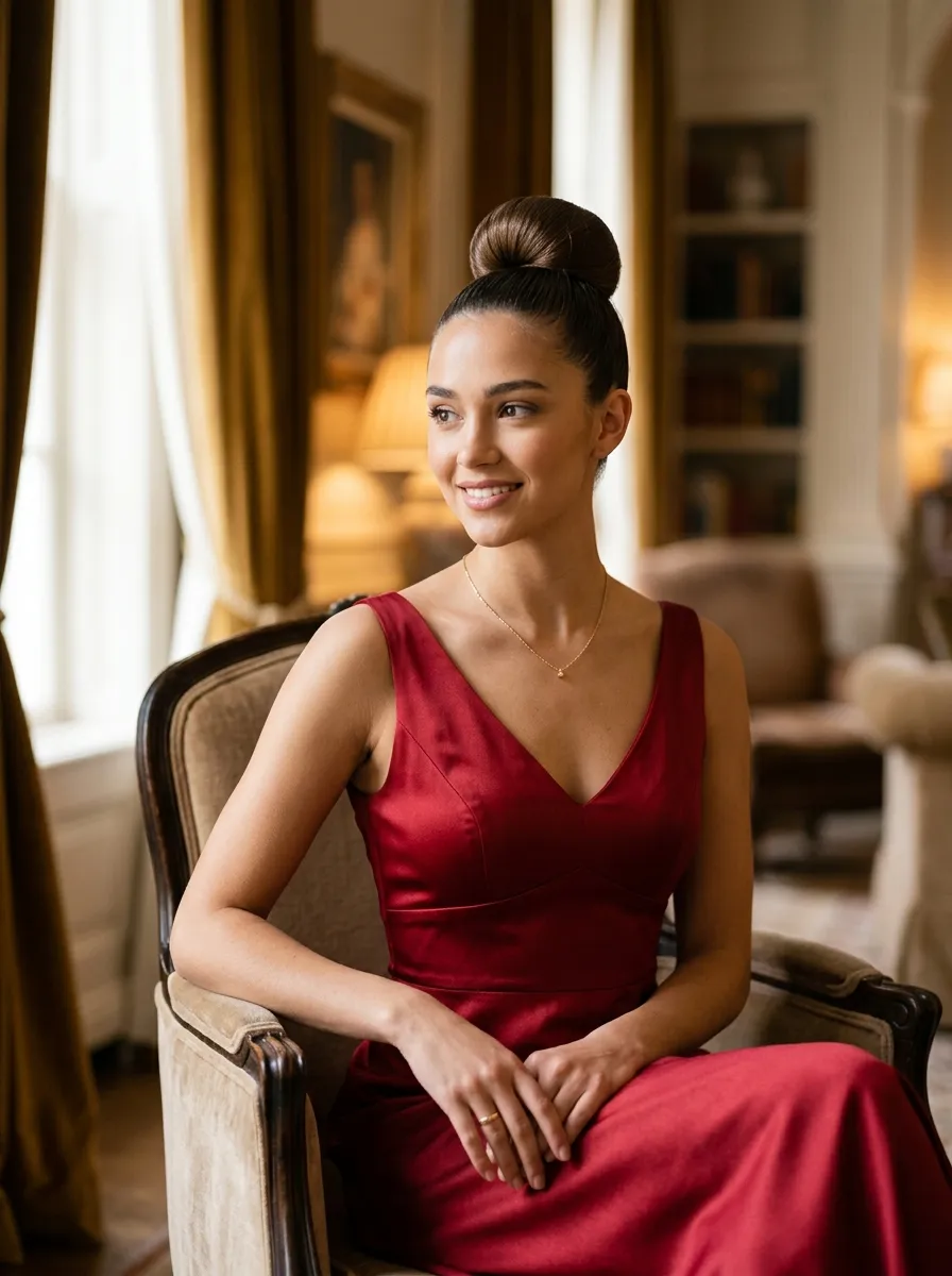Sleek Ballerina Bun