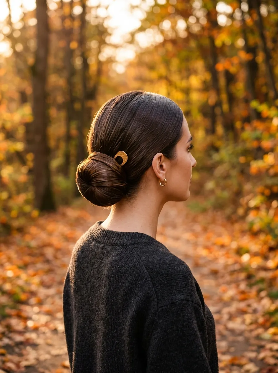 Sleek Low Bun