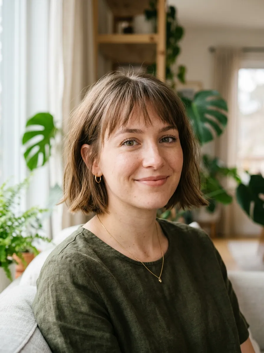 The Wispy Fringe Bob