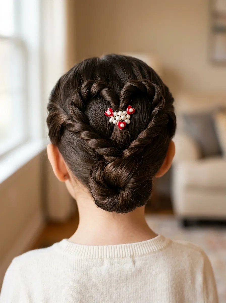 Twisted Heart Updo