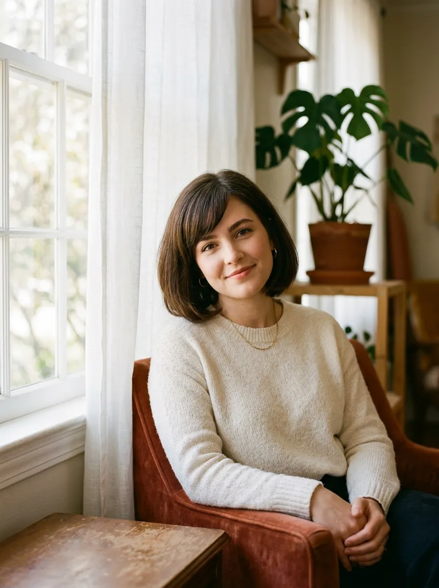 The Side-Swept Bang Bob