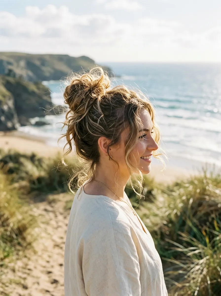 Textured Beach Bun