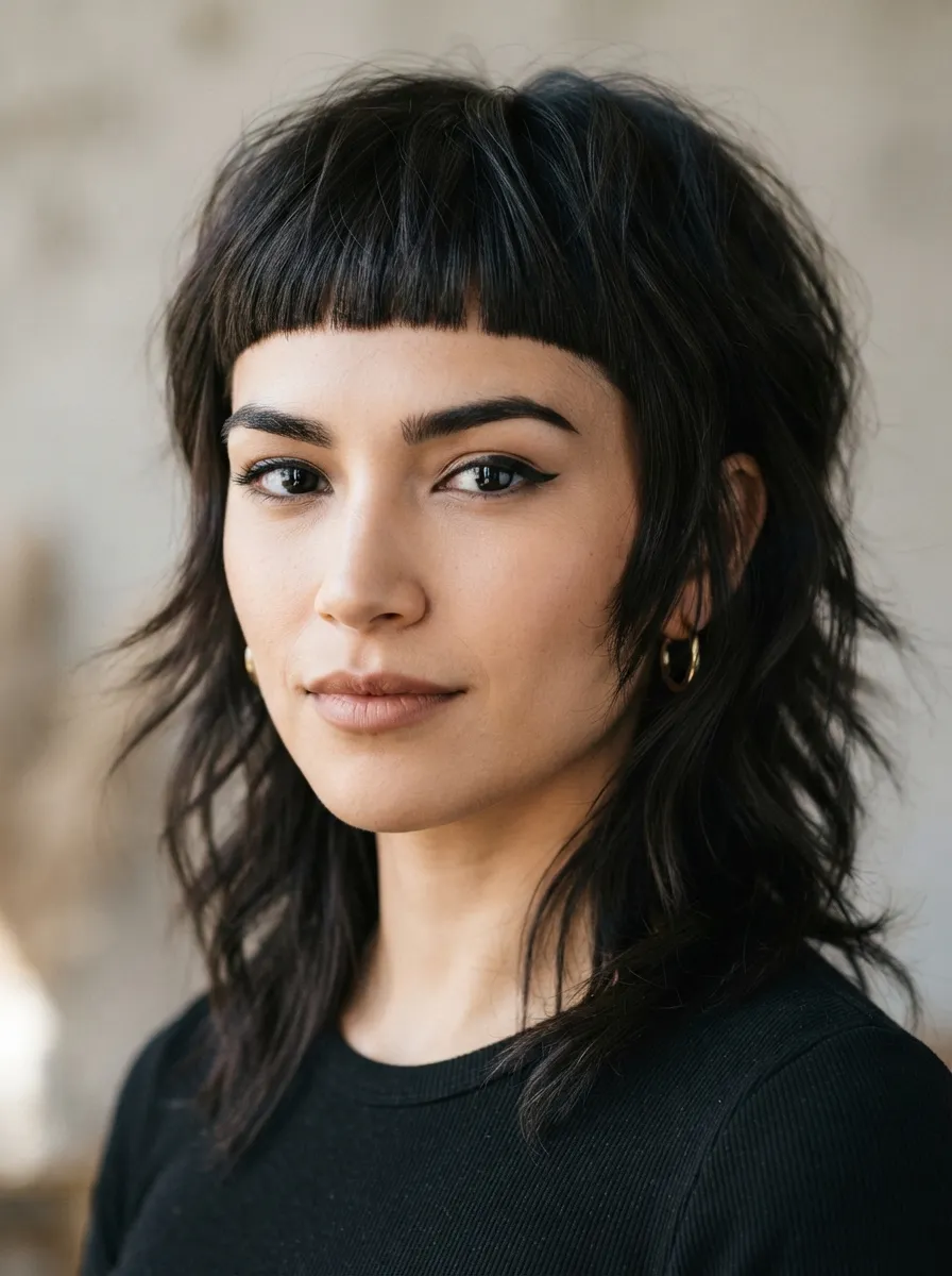 Blunt Micro Bangs Shag