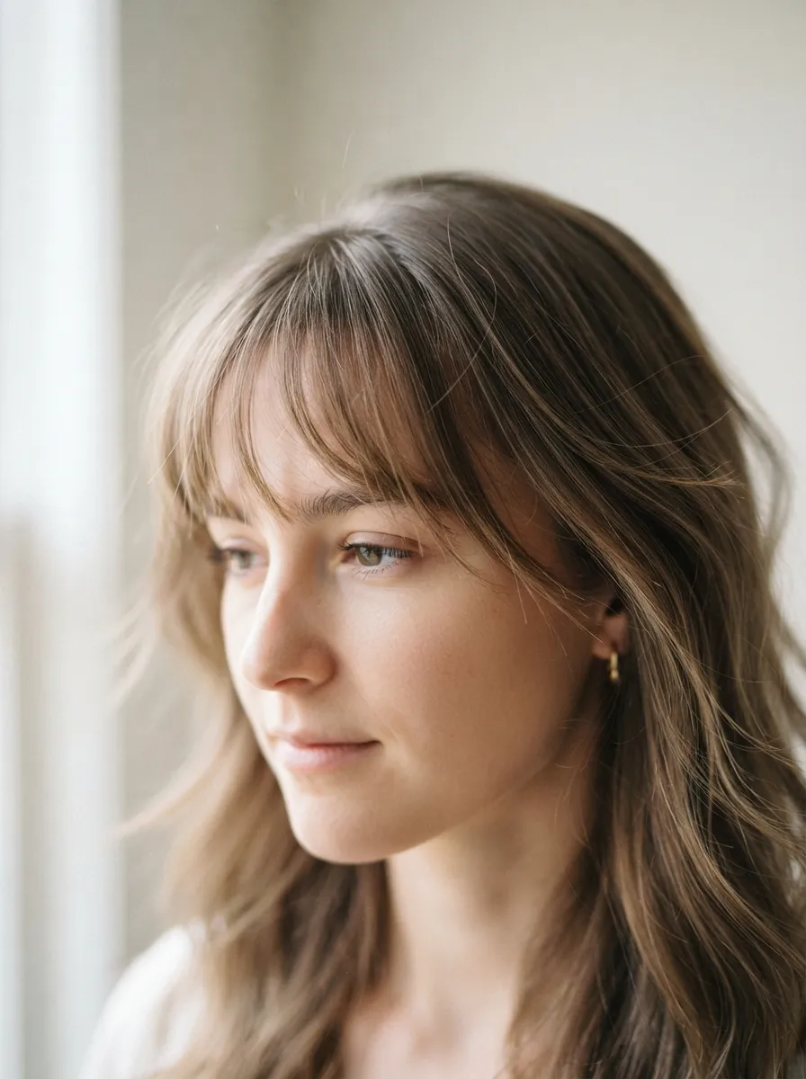 Wispy Bangs for Fine Hair