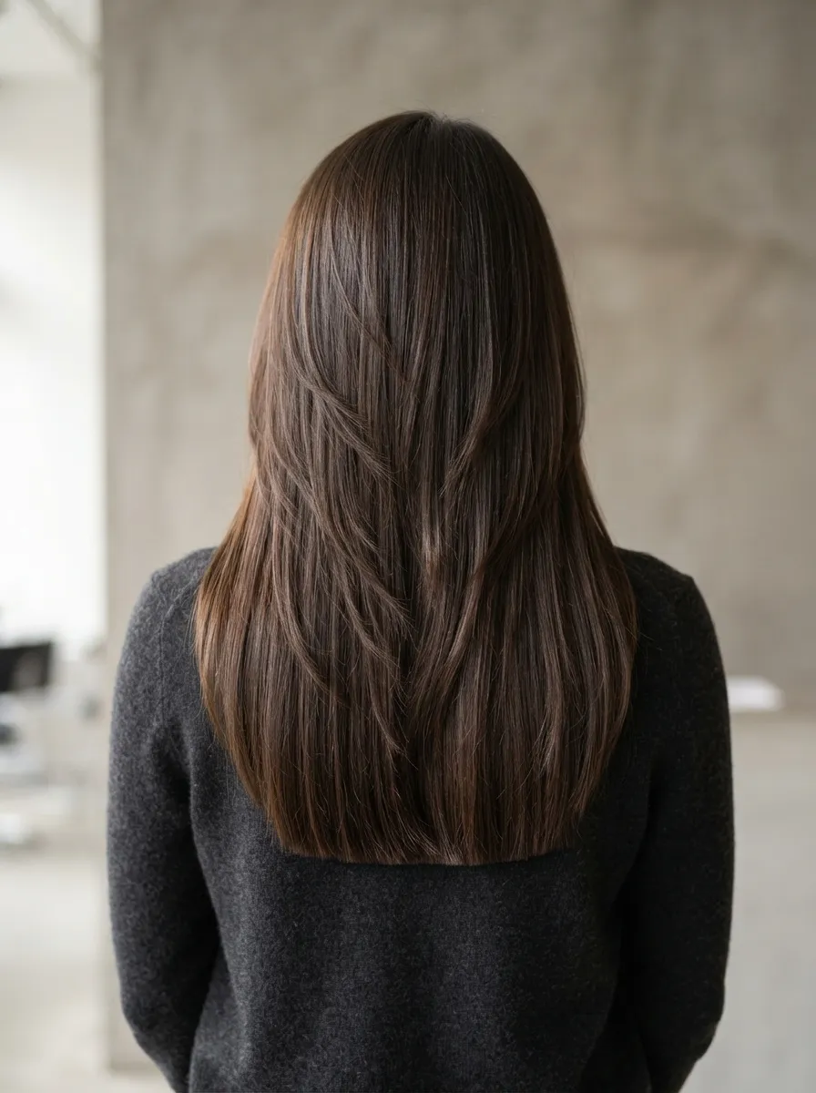 Butterfly Cut with Blunt Ends