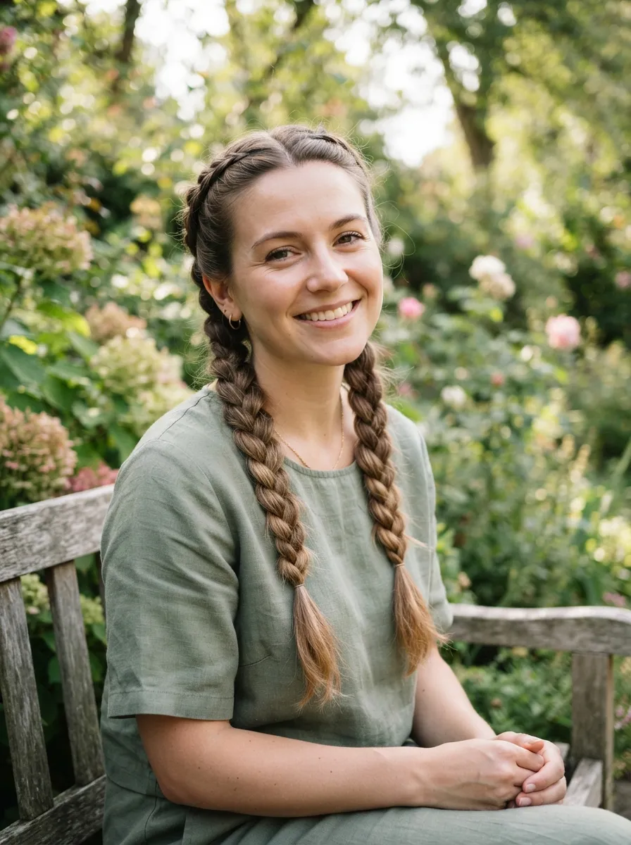 French Braid Pigtails