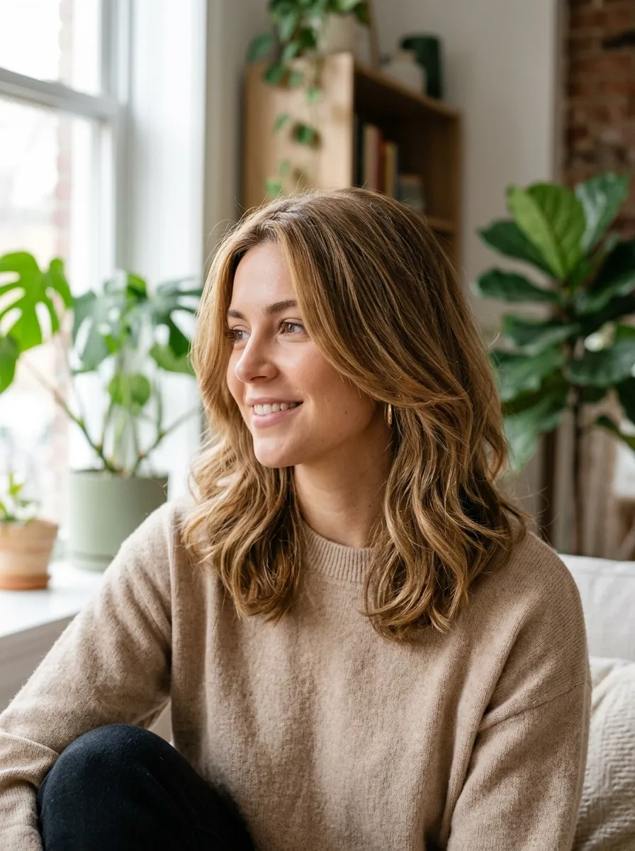 Layered Lob (Long Bob) with Texture