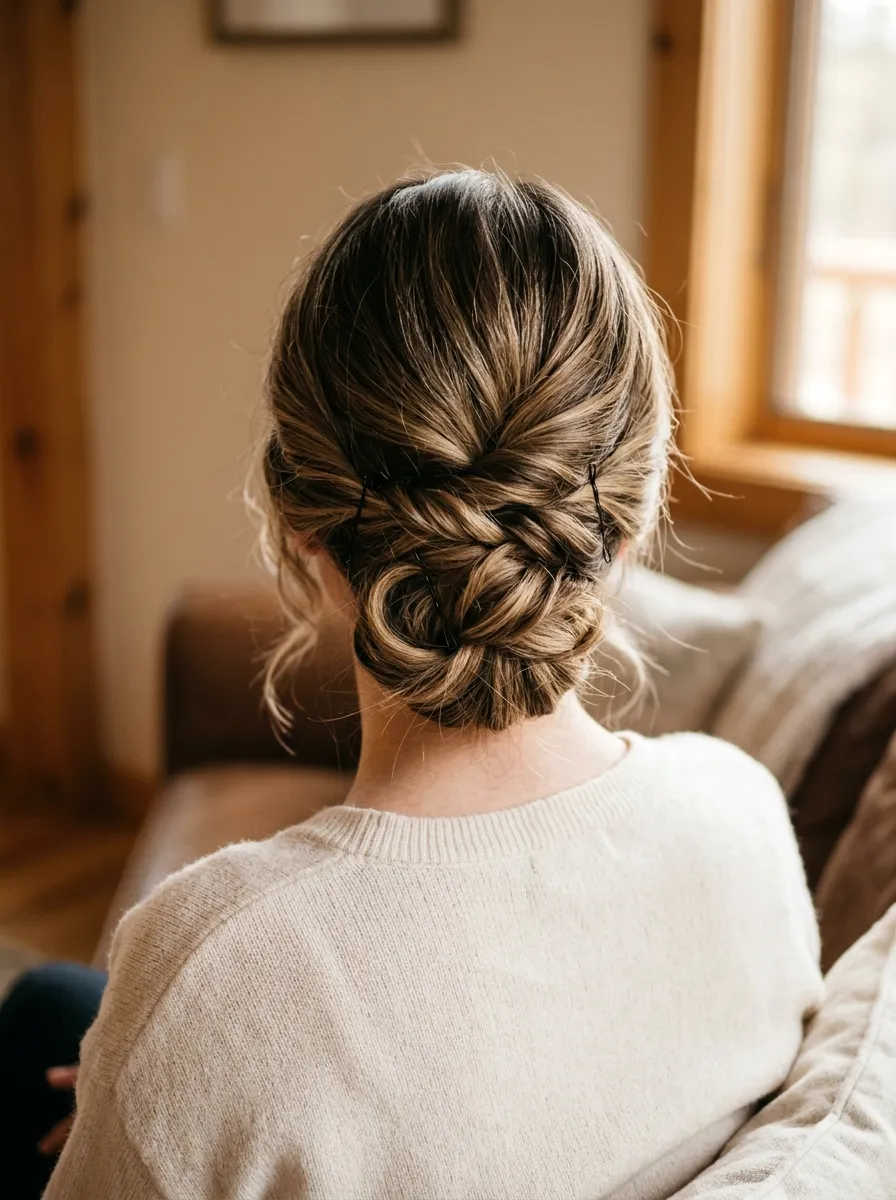 Low Twisted Updo
