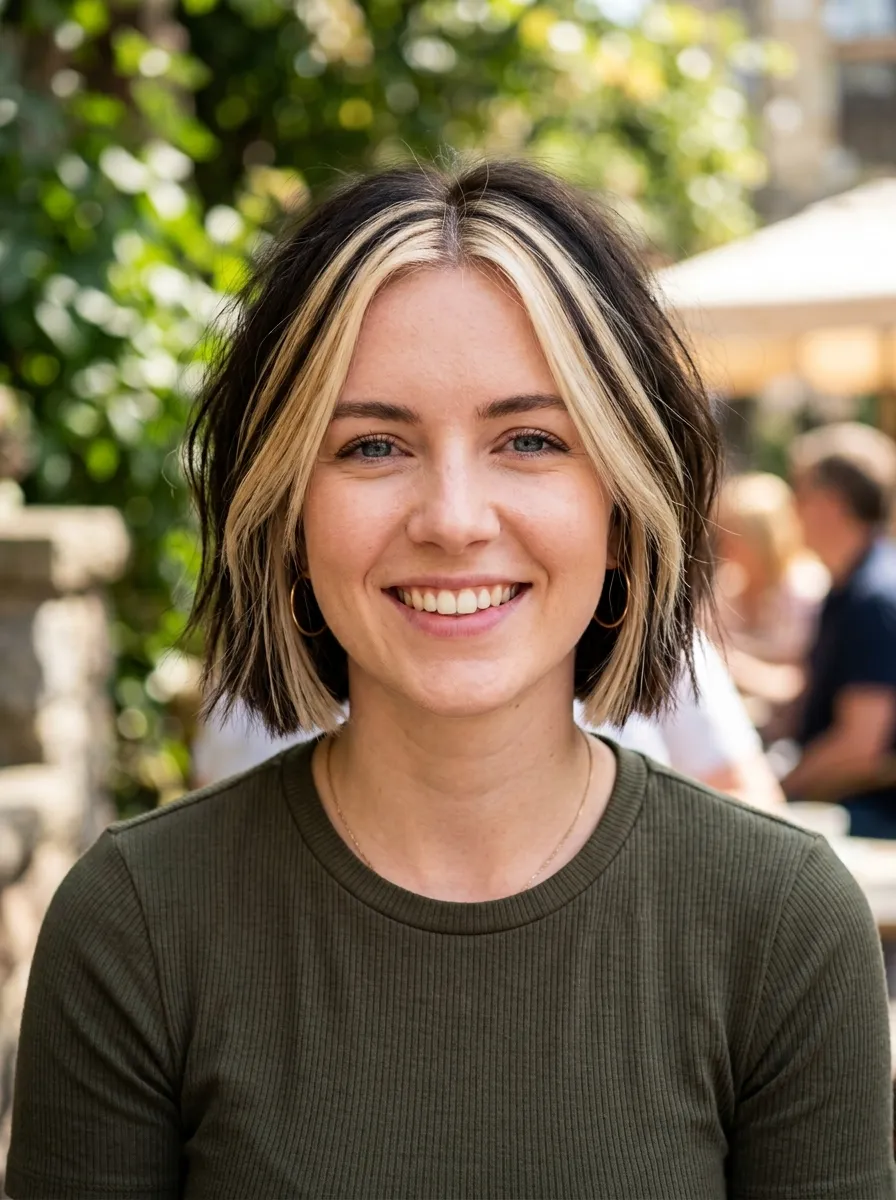 The Two-Toned Highlighted Bob