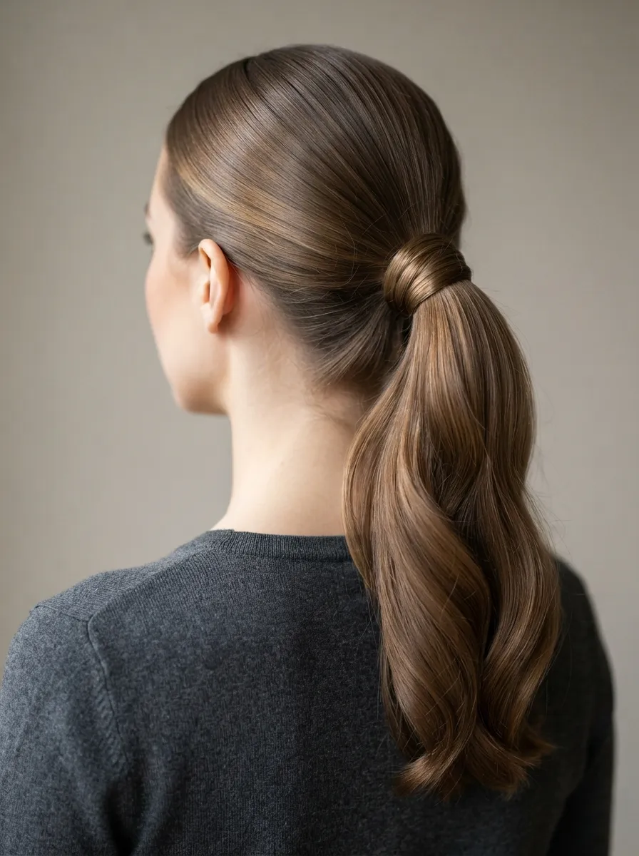 Wrap Around Ponytail