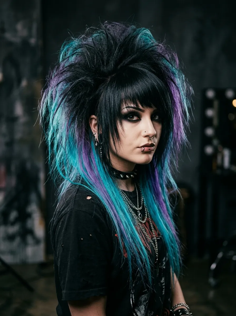 Scene Hair with Bold Layers and Color