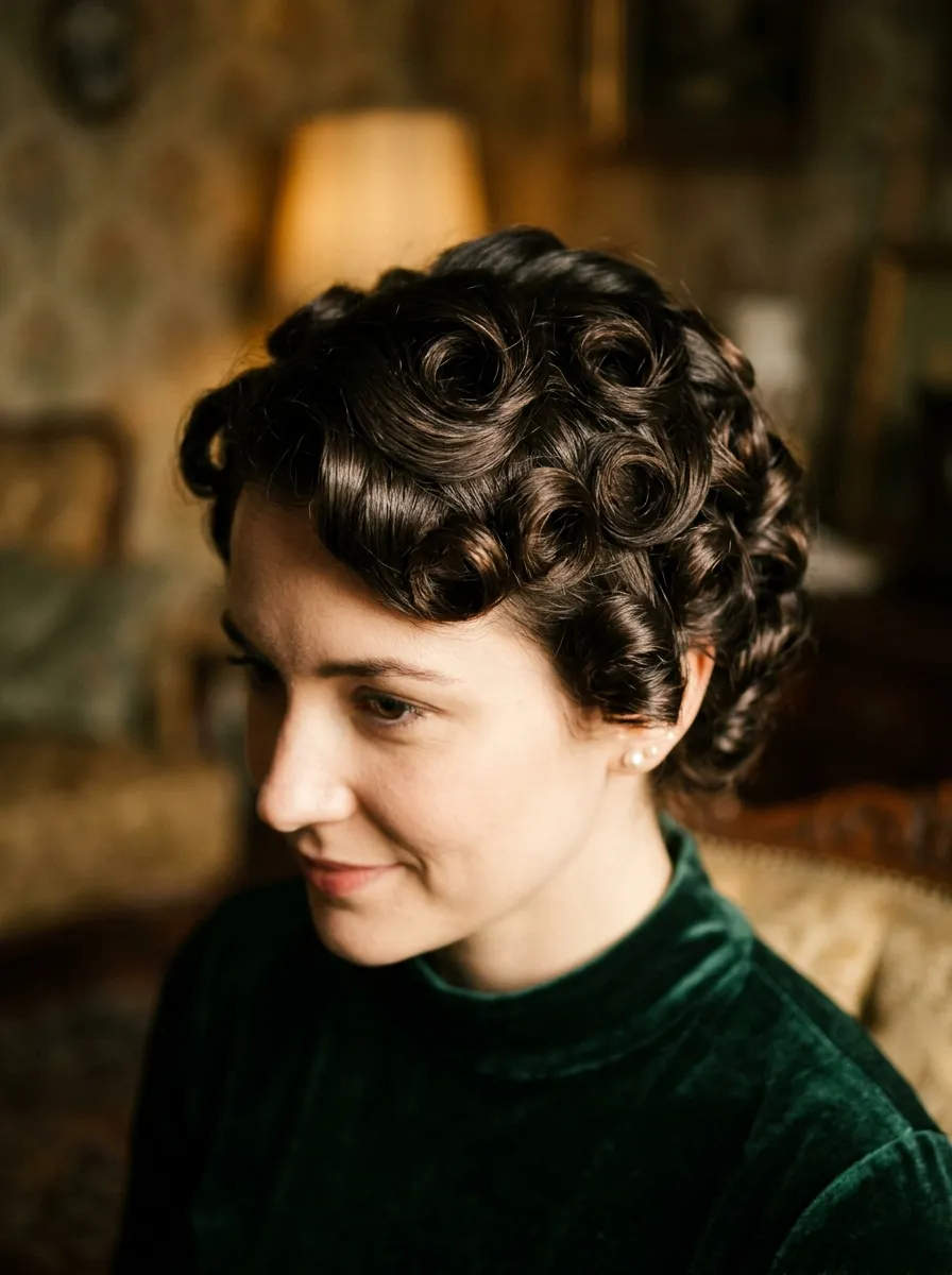 Retro Pin Curls