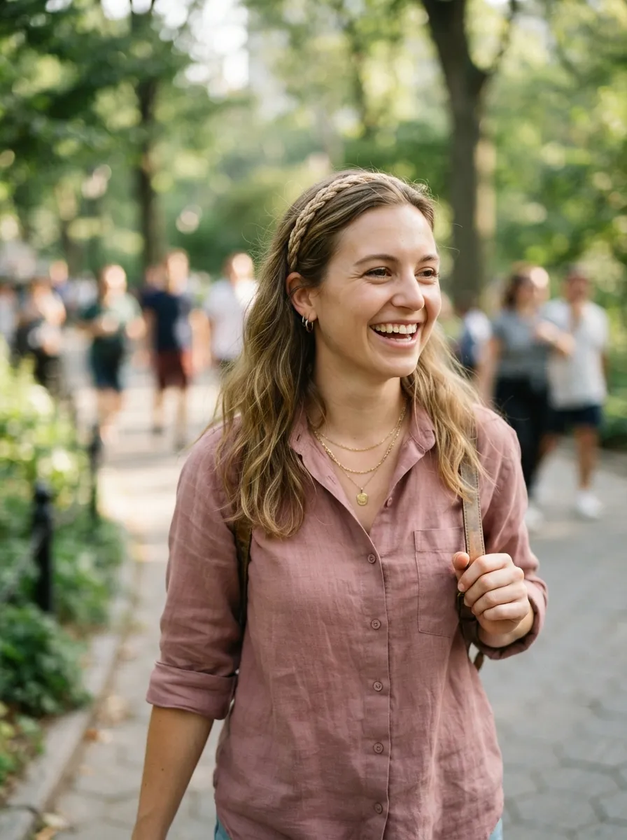 Rope Braid Headband Look