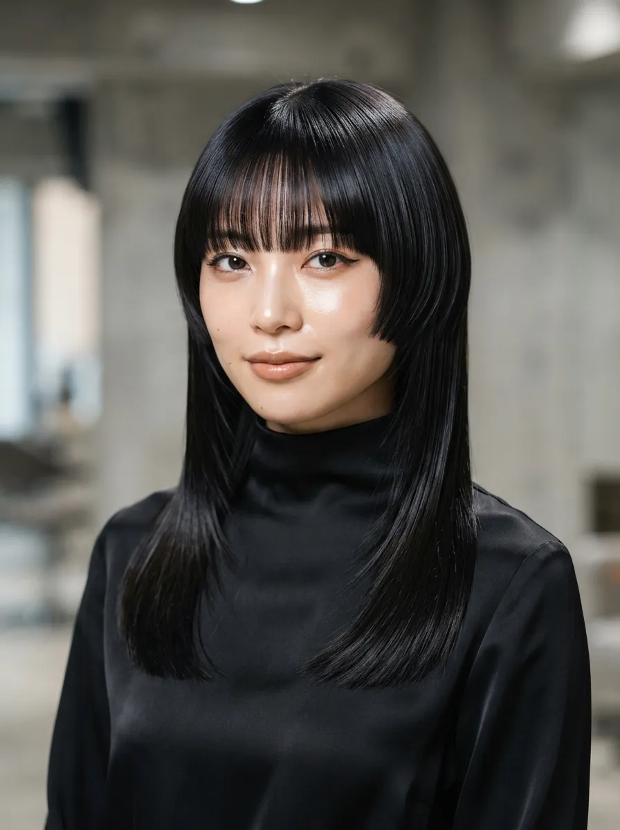 Sleek Straight Jellyfish Cut
