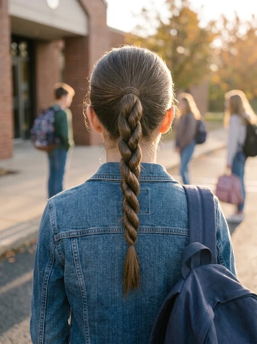The Rope Braid Ponytail