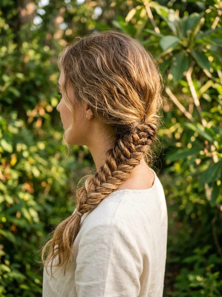 Loose Fishtail Braid