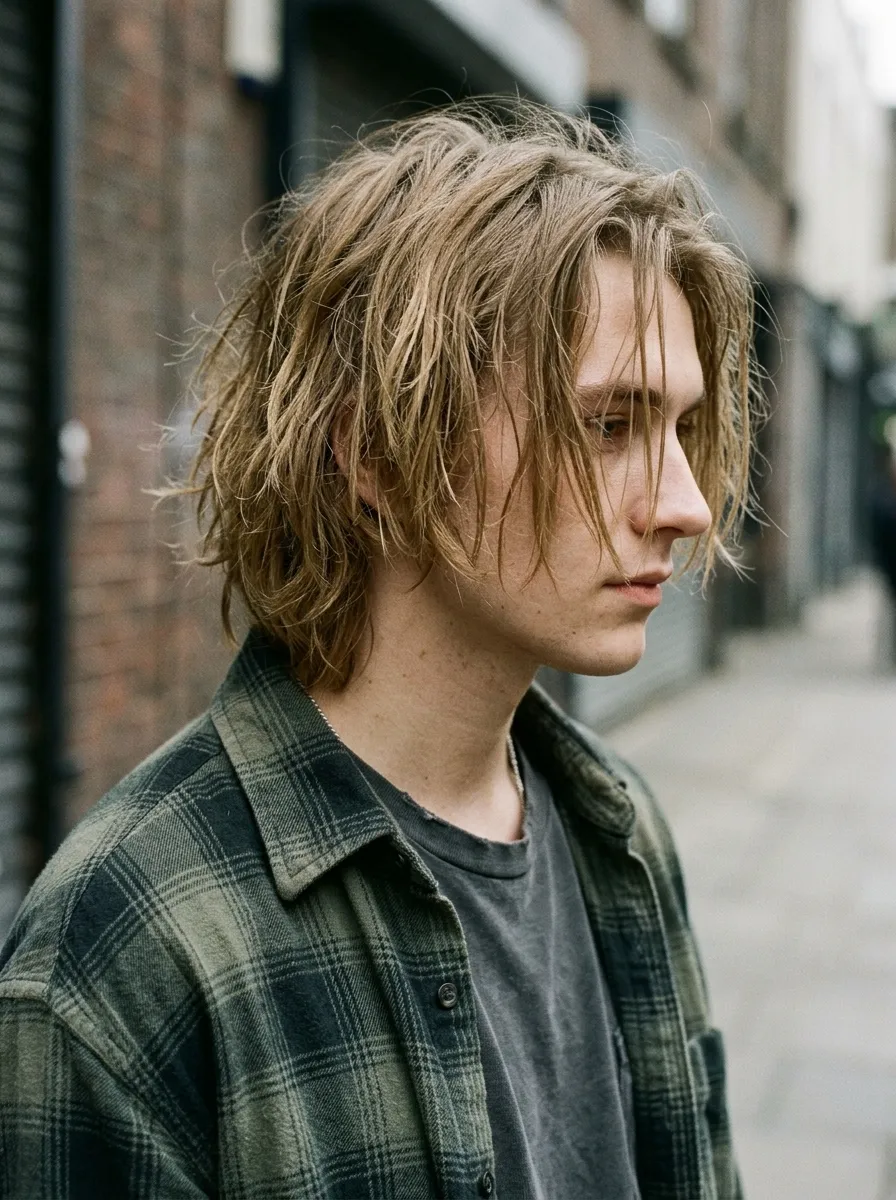Grunge Hair with Tousled Texture