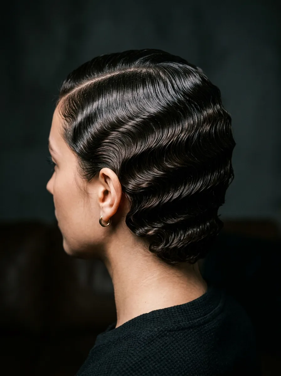 Sculpted Finger Waves