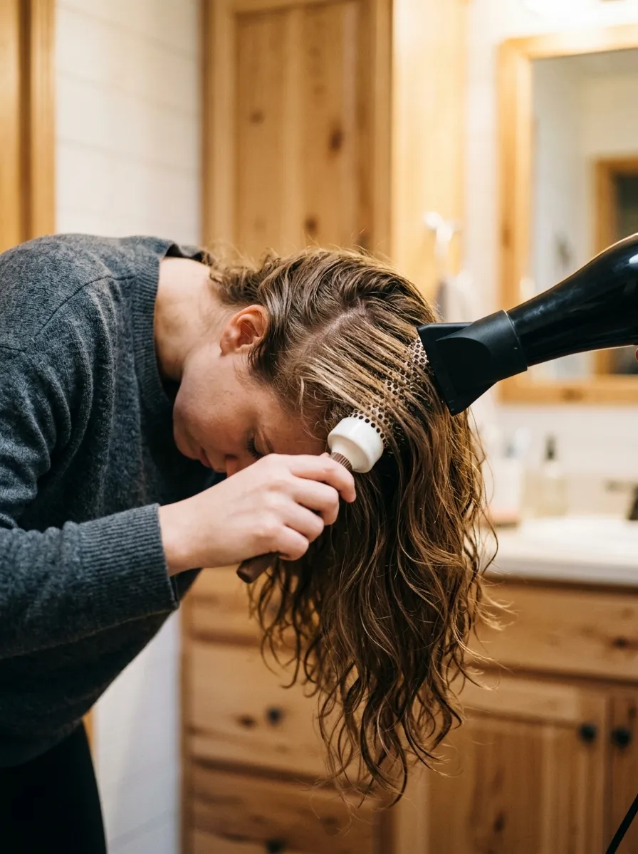 Upside Down Blow Dry