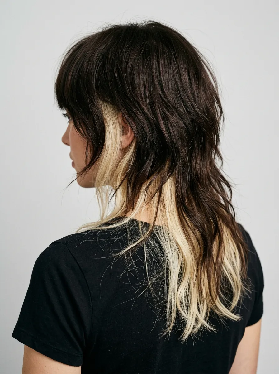 Two-Tone Wolf Cut