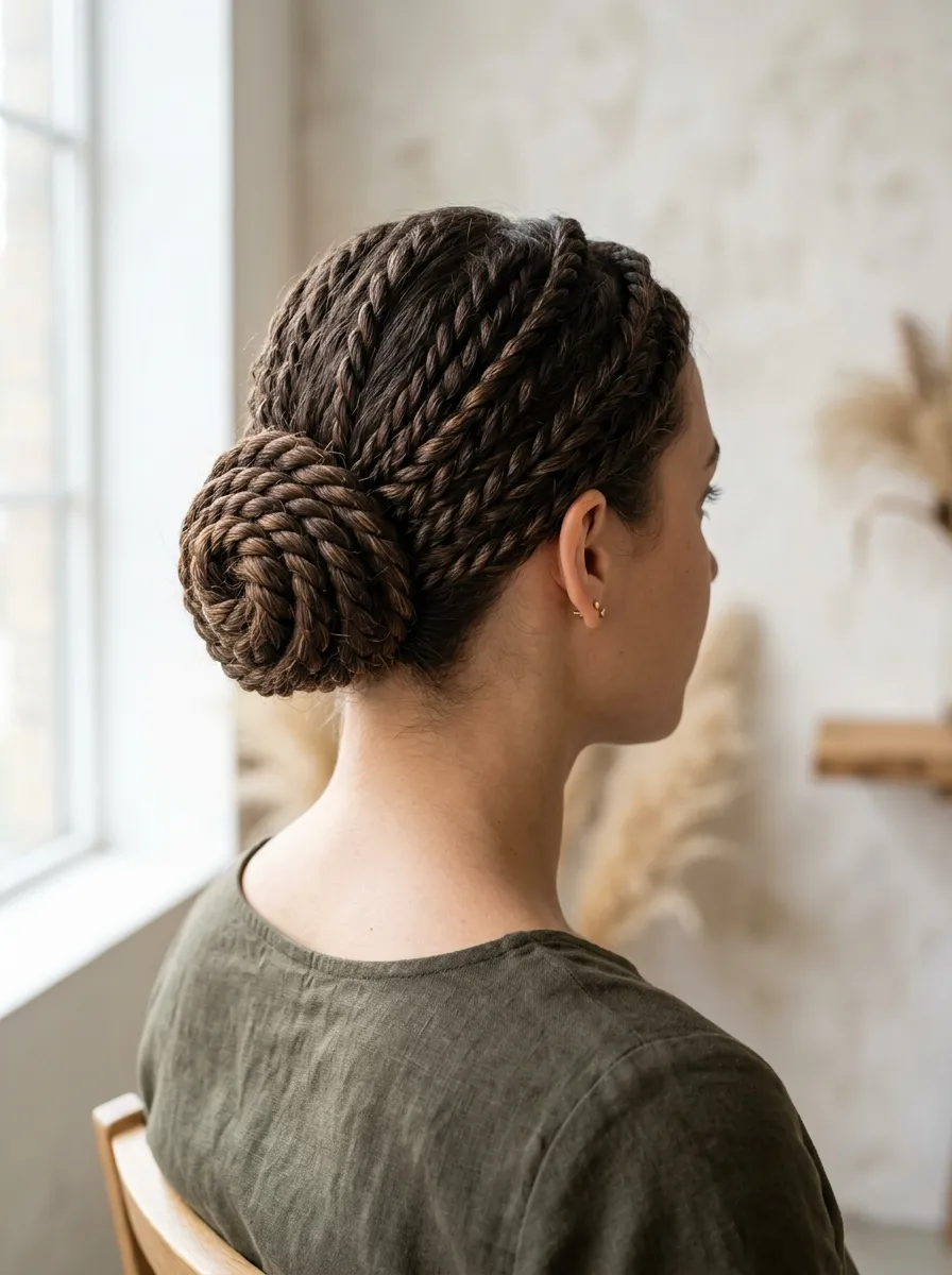 Rope Twist Bun