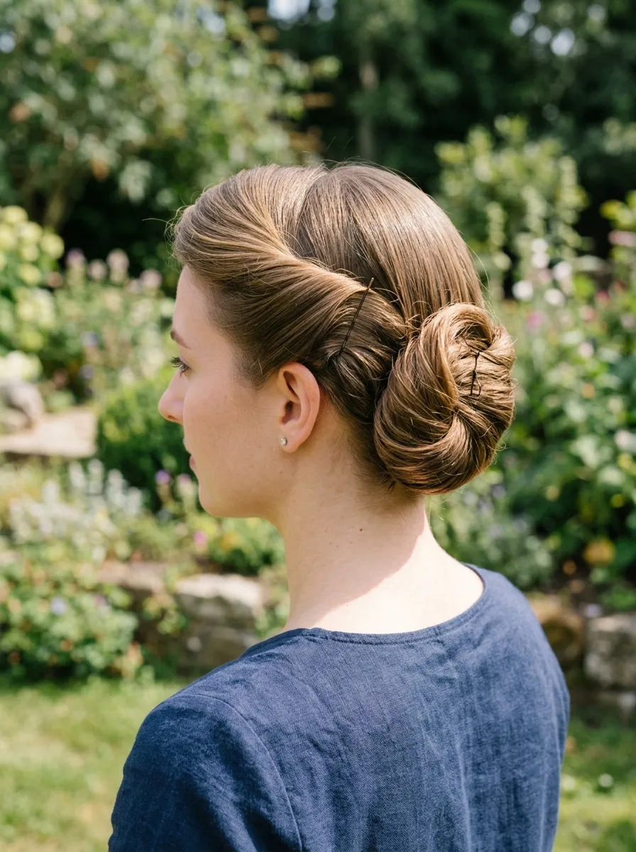 The Rolled Side Updo