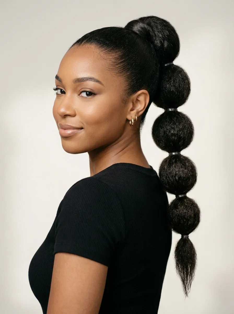 Bubble Ponytail