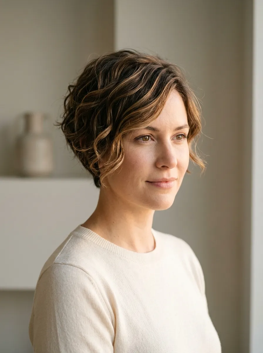 Soft Wavy Pixie