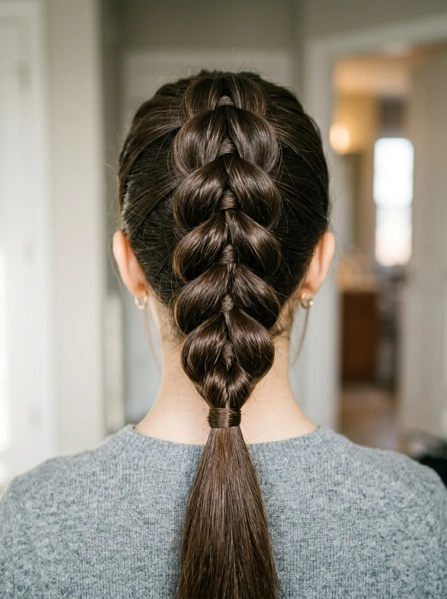 Pull-Through Braid Ponytail