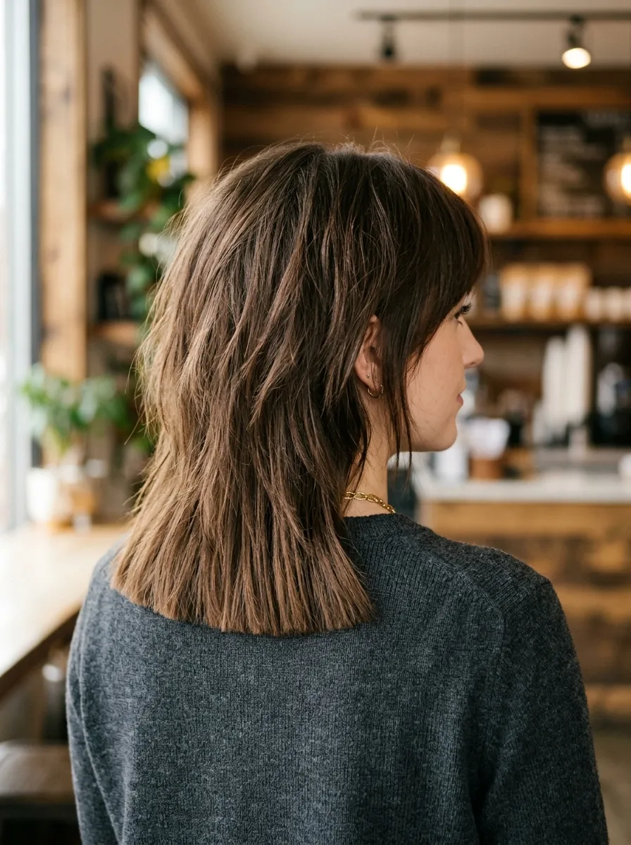 Blunt Ends Shag with Long Layers