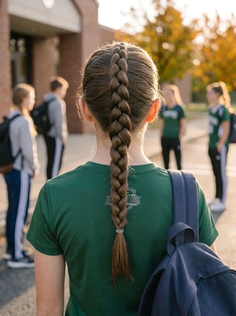 Secure Athletic Braid for Active Days