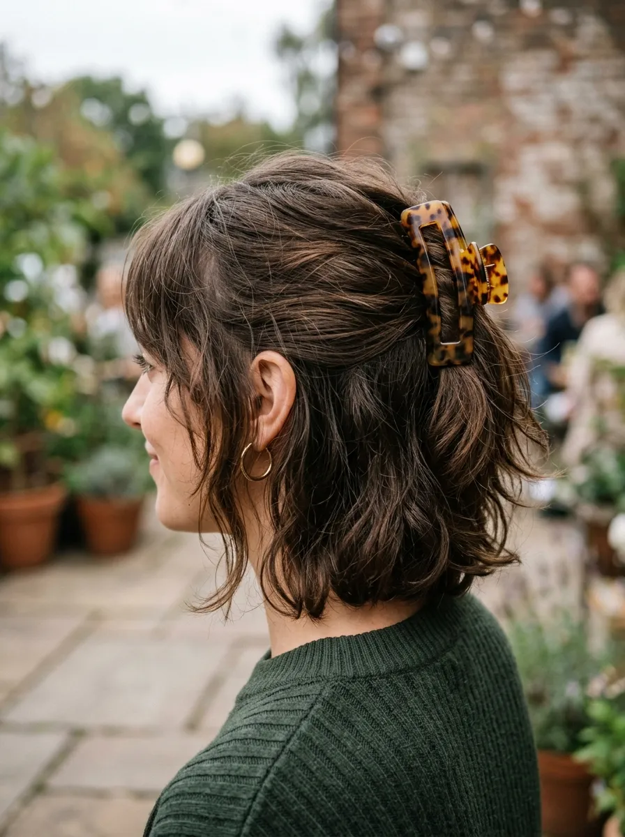 The Bob with Claw Clip Styling