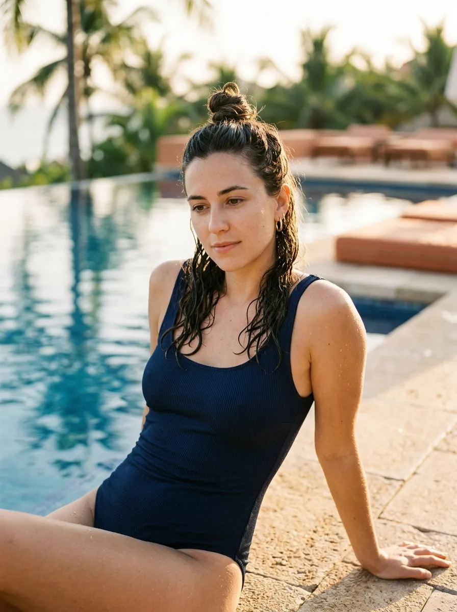Twisted Half Bun