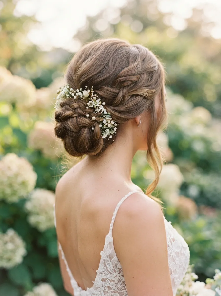 Side Swept Updo