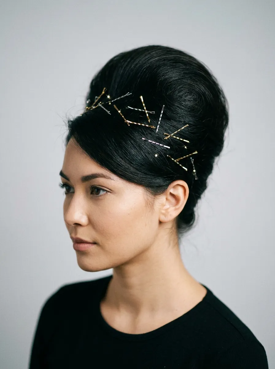 Beehive with Metallic Hairpins