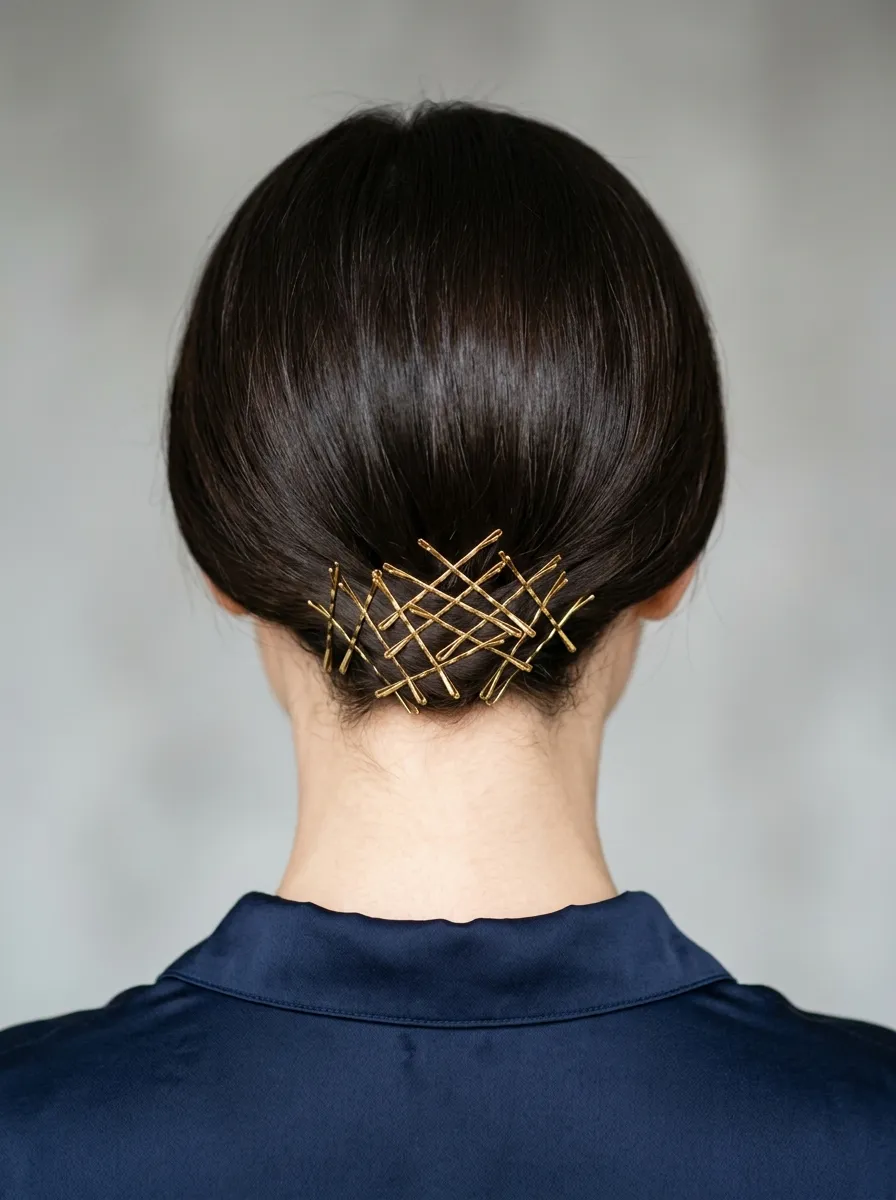 The Elegant Bobby Pin Tuck