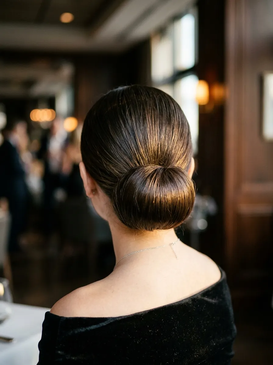 Sleek Low Bun