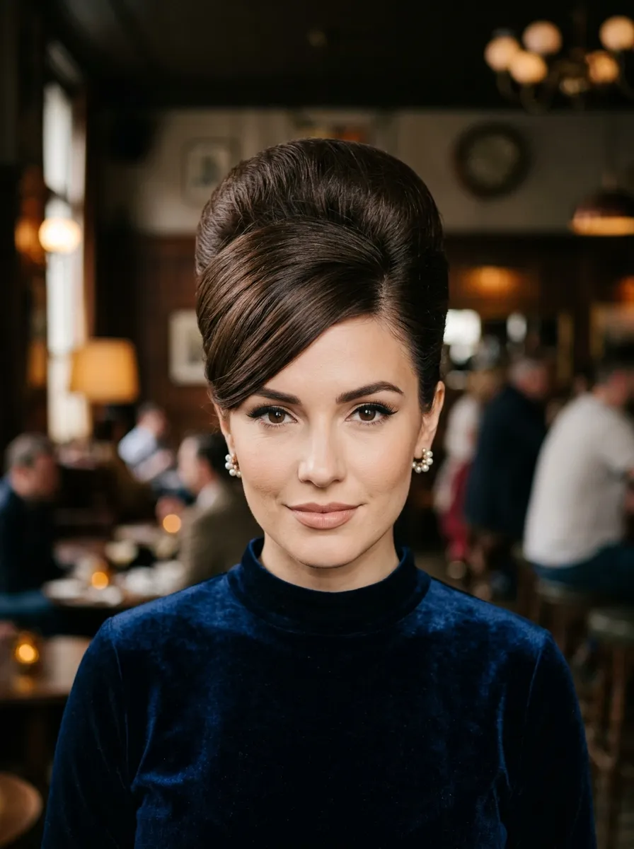 Beehive with a Deep Side Part