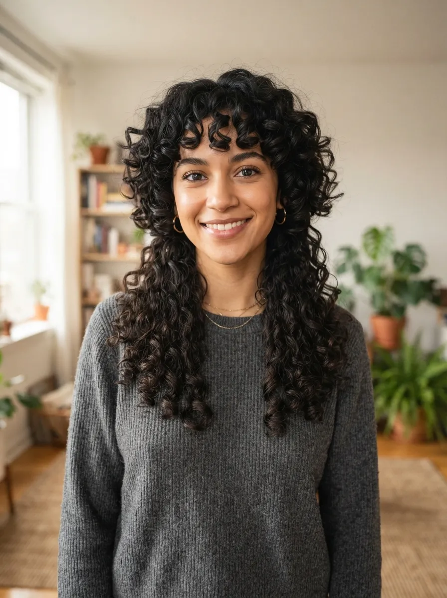 Jellyfish Cut For Curly Natural Hair
