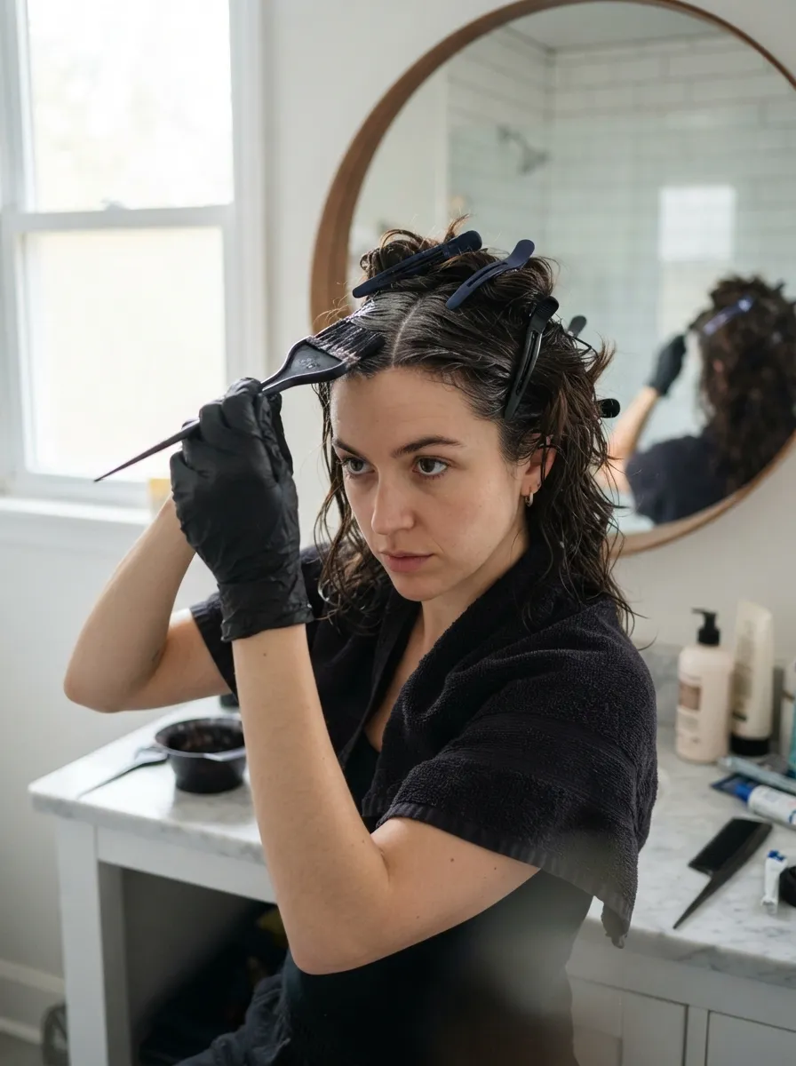 Home Hair Color Touch Up