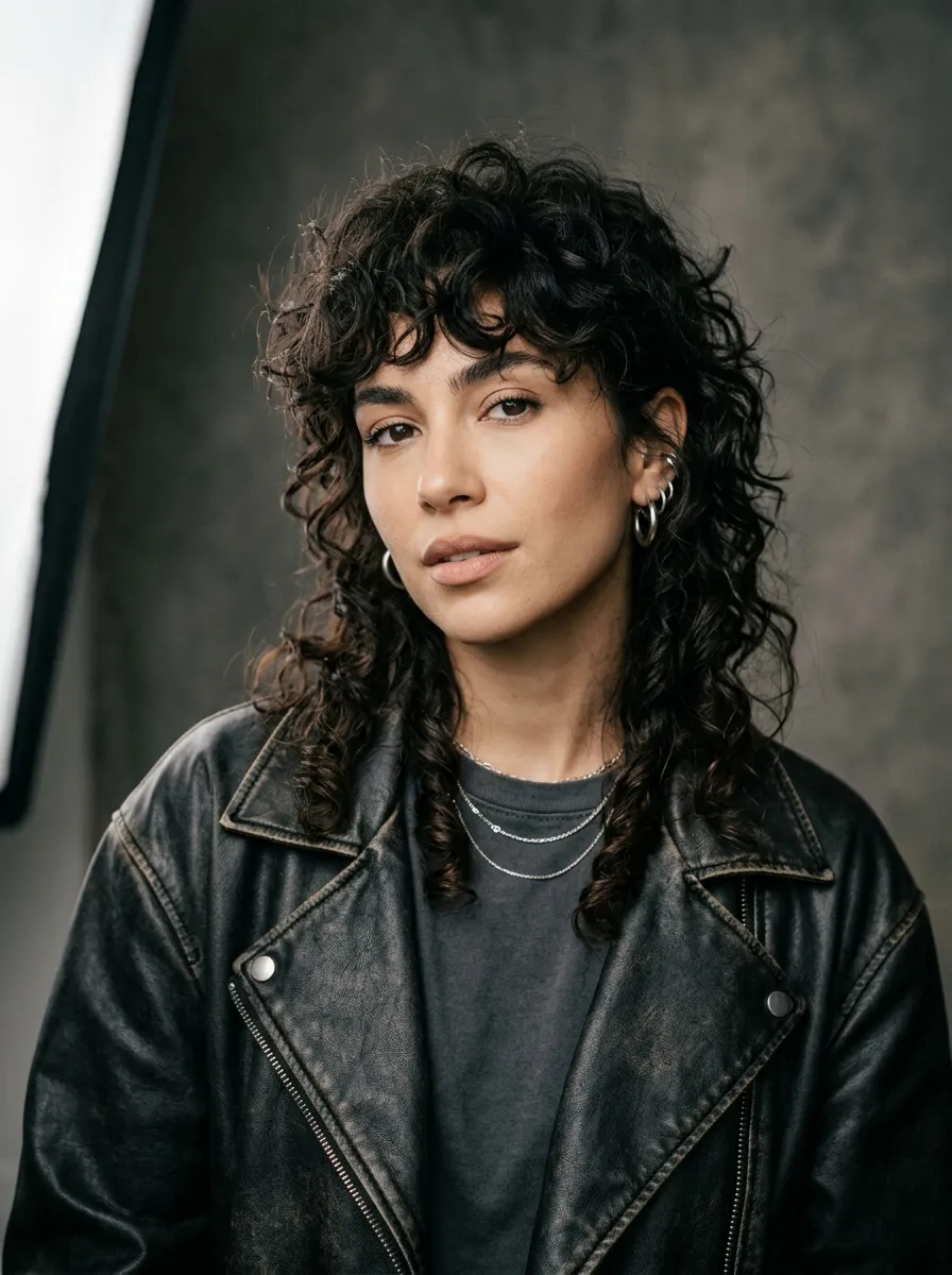 Curly Wolf Mullet Hybrid