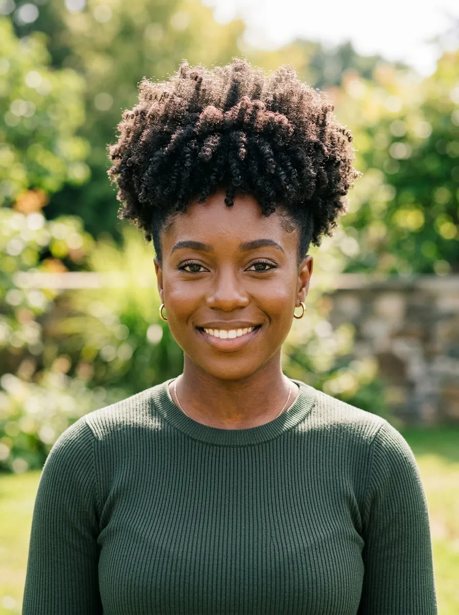 Tapered Natural Afro