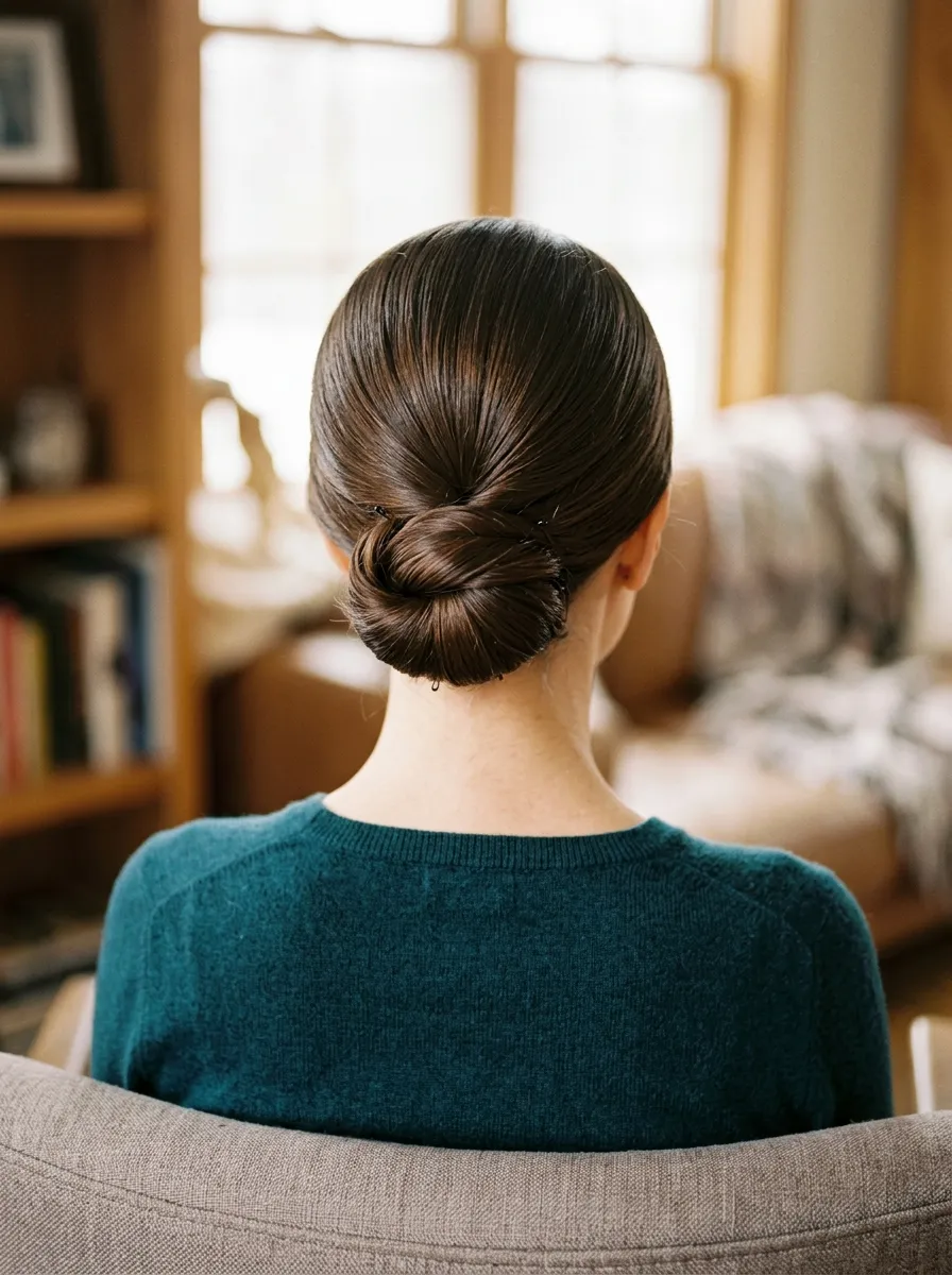 The Chignon on a Short Lob